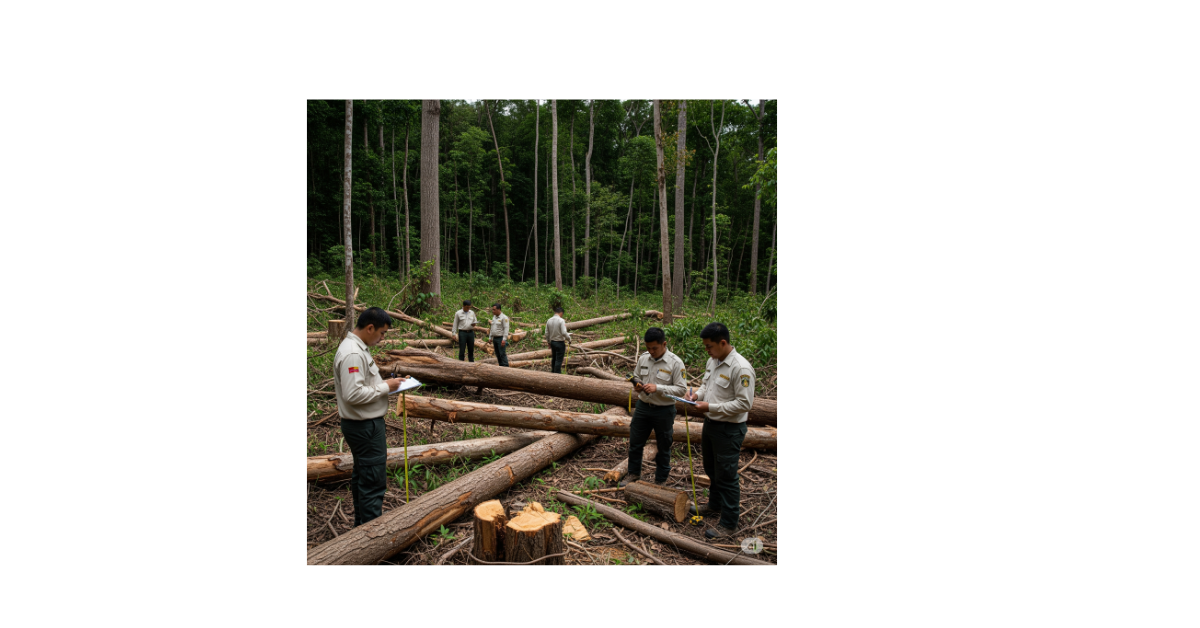AI detection system for forests